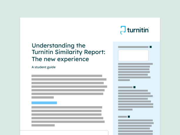 Similarity report new student experience image